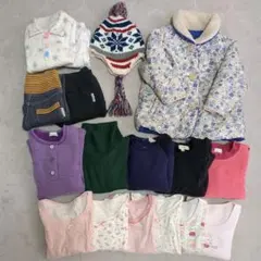 女の子冬服90cmまとめ売り16点 SM2 プティマイン Combiminiなど