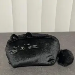 ⌘*⌘様 黒猫 ポーチ コスメポーチ 化粧ポーチ メイクポーチ 筆箱 ペンケース
