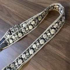 GLOBAL WORK 刺繍テープマルチWAYショルダー ブラック