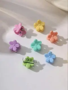 【新品未使用】　SHEIN ヘアピン　花型　マルチカラー