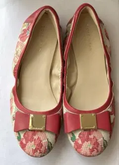 GUCCI グッチ フラワー柄 フラットシューズ 24cm 保存袋付き - メルカリ