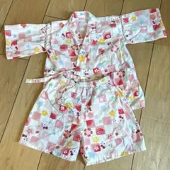 ハローキティ 甚平 100cm