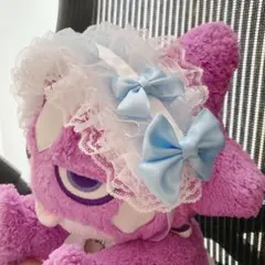 ヘッドドレス 天使界隈 白色 水色 サブカル系 ロリータ