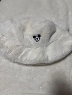 ミッキーマウス 耳付きハット ホワイト