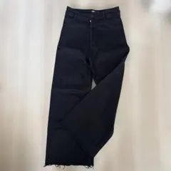 CELINE セリーヌ 黒 フレア パンツ 切りっぱなし 29 CELINE セリーヌ 黒 フレア パンツ 切りっぱなし 29 - メルカリ