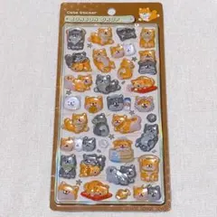 ボンボンドロップシール　和柄 しば犬　芝犬