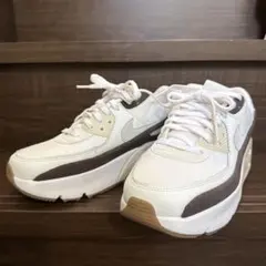 Nike スニーカー ホワイト/ブラウン 厚底