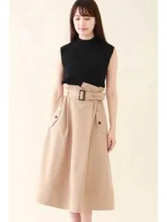 美品JILL STUART トレンチディテールドッキングワンピース⭐︎