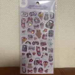 コレクトホリックシール　パープル　クーリア　ぷっくりシール