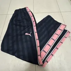 PUMA プーマ　ジャージ　ズボン　ピンク　Sサイズ　平成　Y2K