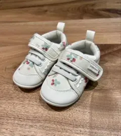 【バースデイ】conoco いちご柄 12.0cm ファーストシューズ