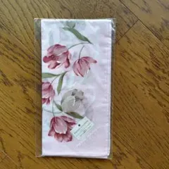 PIERRE BALMAIN ハンカチ ピンク チューリップ柄　花柄のサムネイル