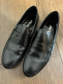PRADA プラダ ブラック　ペニーローファー　コインローファー　革靴のサムネイル