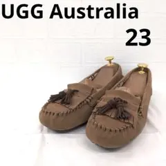 265○ UGG Australia モカシンフラットシューズ ベージュ 23