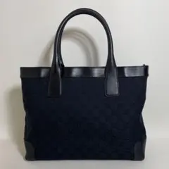 2602-287｜美品｜グッチ GGキャンバス ハンドバッグ ブラック
