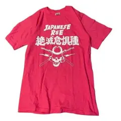 怒髪天 ピンク グラフィック バンドTシャツ ライブT Japanese