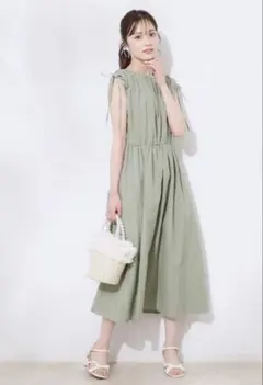 ☆美品☆クチュールブローチ☆カラミチェック サマードレスMサイズのサムネイル