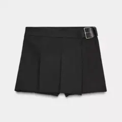 ZARA黒のプリーツスカパン