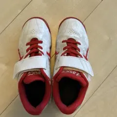 ※専用※ASICS トレーニングシューズ ホワイト/レッド　21センチ