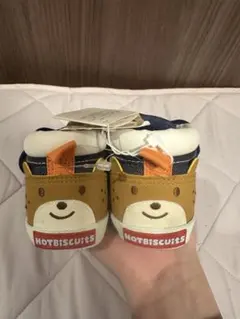 新品タグ付★mikihouse ホットビスケッツ ベビーシューズ 14.5cm