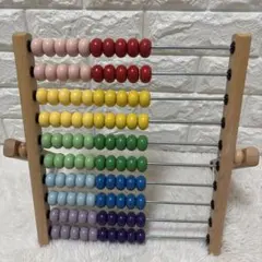 IKEA UNDERHALLA ウンデルホラ そろばん 木製 100玉のサムネイル