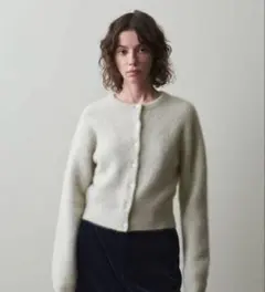 ＜Steven Alan＞ウール フォックス ミックス ショート カーディガンのサムネイル