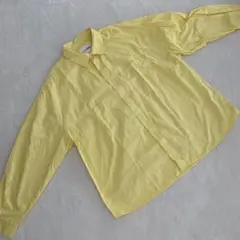 CIAOPANIC イエロー シャツ 長袖 ボタンフロント コットン 2XL
