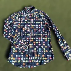 Desigual カラフルドット柄長袖シャツ LARGEのサムネイル