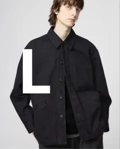 【完売品】UNIQLO U オーバーサイズカラーデニムジャケット　L ブラック