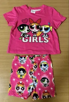 パワーパフガールズ Tシャツとショートパンツ セット 12-18M
