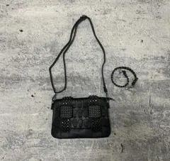Studs Leather Shoulder Hand Bag -Archive