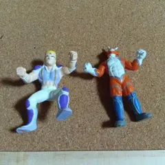 キン肉マンⅡ世 テリー.ザ.キッドとガゼルマン ２人 キン消し？フィギュア？