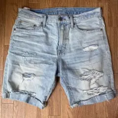 【美品】AMERICAN EAGLE デニムダメージショートパンツ