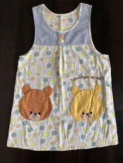 【美品】　エプロン　保育士　ルルロロ　くまのがっこう