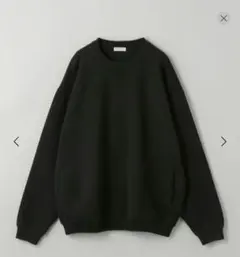 BEAUTY&YOUTH　ミラノリブ スウェット クルーネック ニット