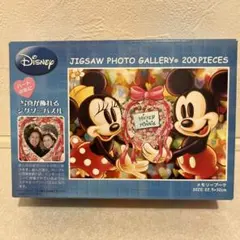 新品　Disney ミッキーとミニー 写真が飾れるジグソーパズル 200ピース