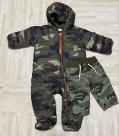 GAP 迷彩柄カバーオール・ズボンセット