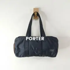 【大人気】　PORTER　ポーター　ミニドラムバッグ　S　タンカー　黒　廃番