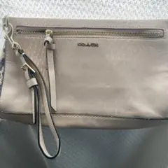 コーチクラッチバックコスメポーチレザー