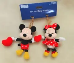 東京ディズニーリゾート ぬいぐるみチャーム ミッキー ミニー