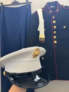 米軍実物】USMC アメリカ海兵隊 ドレスブルゾン 制服5点セット - メルカリ