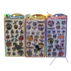 早い者勝ち❣️ [正規品] うるちゅるポップシール　パペットスンスン　2枚セット❣️