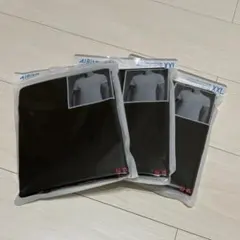 《メンズ》【新品未使用】エアリズムクルーネックT（半袖）XXL ３枚セット 黒