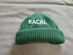 RACAL ニットビーニー グリーン 日本製