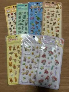 プクプクシール ディズニー 7種セット