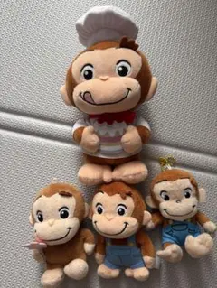 おさるのジョージ　ぬいぐるみセット