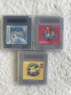 ポケットモンスター 赤　銀　ピカチュウ版 ゲームボーイソフト3本セット