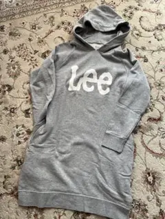Lee スウェットパーカー　ロングパーカー　リー　ワンピース　フード付きパーカー