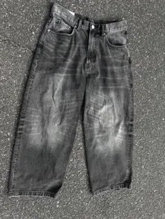 H＆M スーパーバギーデニム ブラック