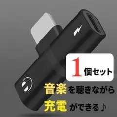 ブラック iPhone イヤホン 変換アダプター ライトニング 複数色取扱